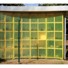 Шифер прозорий  Жовтий гофрований Волнопласт 1.42 г/куб.см, (рулон 1,5 * 5 м)