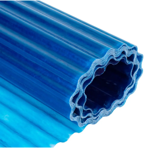 Шифер прозорий  Синій гофрований Волнопласт 1.42 г/куб.см, м2 (рулон 2 * 5 м)