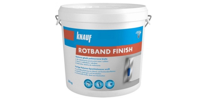 Knauf Rotband Finish+ Готовая полимерная шпаклевка