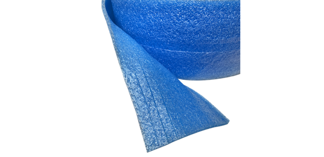 Демпферная лента для пола с насечками синяя IZOLON AIR 8 мм*150 мм*25 м