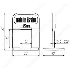 Основа СВП 1,5 мм ADVANTA 500 шт