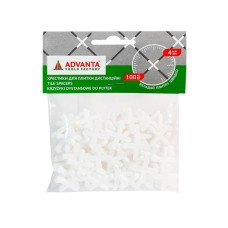 Хрестики для плитки 4 мм Адванта, 100 шт