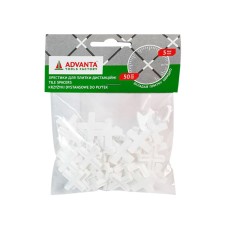 Хрестики для плитки 5 мм Адванта,  50 шт