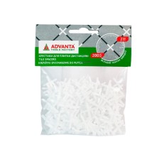 Хрестики для плитки 2 мм Адванта, 200 шт