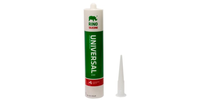 RINO герметик силіконовий санітарний білий RS-301 280 ml