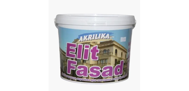 Краска  фасадная Elit Fasad Akrilika 7 кг