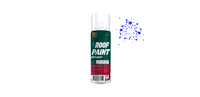 Bilife ROOF PAINT фарба акрилова для даху та профнастилу аерозольна Синій (RAL5002)  400мл