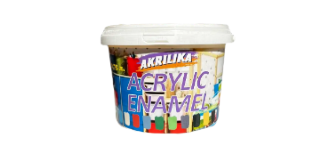 Acrylic Enamel  Емаль акрилова антикорозійна 5 в 1 Akrilika  0,35 л рожевий