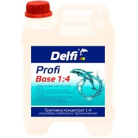 Ґрунтовка-концентрат 1:4 акрилова глибокого проникнення Profi Base Delfi, 1 л Ґрунтовка-концентрат 1:4 акрилова глибокого проникнення Profi Base Delfi, 1 л