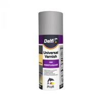 Аерозольний глянсовий лак універсальний безбарвний Delfi, 400 мл Аерозольний глянсовий лак універсальний безбарвний Delfi, 400 мл