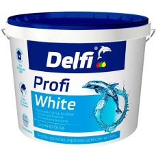 Фарба латексна акрилова для стін та стель Profi White Delfi 1,4 кг Фарба латексна акрилова для стін та стель Profi White Delfi 1,4 кг