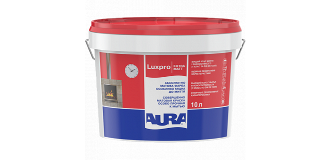 Aura Luxpro Extramatt абсолютно матова інтер'єрна фарба TR безбарвна 2,25 л