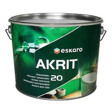 Eskaro Akrit 20 особливо міцна миюча напівматова фарба для стін 0,95 л