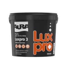 Фарба акрилатна Aura Luxpro 3 біла матова, 5 л