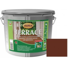 Aura Wood Terrace Олія для терас коричнева, 0,9 л