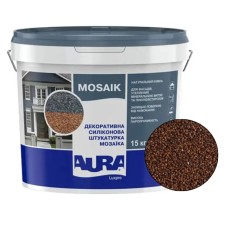 Декоративна силіконова штукатурка мозаїка (байрамікс) Aura Luxpro Mosaik М15, колір B202, 1,5 мм, 15 кг