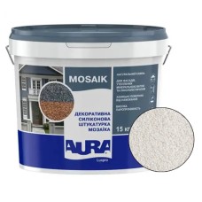 Декоративна силіконова штукатурка мозаїка (байрамікс) Aura Luxpro Mosaik М15, колір B206, 1,5 мм, 15 кг