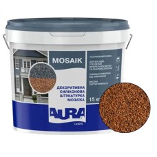 Декоративна силіконова штукатурка мозаїка (байрамікс) Aura Luxpro Mosaik М15, колір B208, 1,5 мм, 15 кг