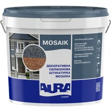 Декоративна силіконова штукатурка мозаїка (байрамікс) Aura Luxpro Mosaik М15, колір B210, 1,5 мм, 15 кг