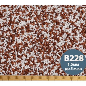 Декоративна силіконова штукатурка мозаїка (байрамікс) Aura Luxpro Mosaik М15, колір B228, 1,5 мм, 15 кг