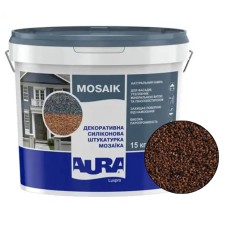 Декоративна силіконова штукатурка мозаїка (байрамікс) Aura Luxpro Mosaik М15, колір B229, 1,5 мм, 15 кг