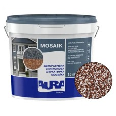 Декоративна силіконова штукатурка мозаїка (байрамікс) Aura Luxpro Mosaik М15, колір B232, 1,5 мм, 15 кг