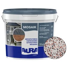 Декоративна силіконова штукатурка мозаїка (байрамікс) Aura Luxpro Mosaik М15, колір B240, 1,5 мм, 15 кг