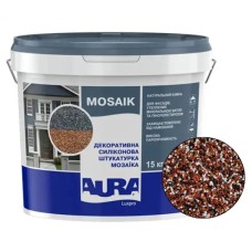 Декоративна силіконова штукатурка мозаїка (байрамікс) Aura Luxpro Mosaik М15, колір B243, 1,5 мм, 15 кг