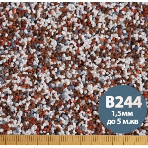 Декоративна силіконова штукатурка мозаїка (байрамікс) Aura Luxpro Mosaik М15, колір B244, 1,5 мм, 15 кг