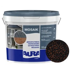Декоративна силіконова штукатурка мозаїка (байрамікс) Aura Luxpro Mosaik М15, колір B250, 1,5 мм, 15 кг