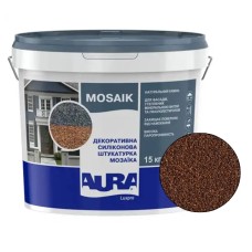 Декоративна силіконова штукатурка мозаїка (байрамікс) Aura Luxpro Mosaik М10, колір S102, 1,0 мм, 15 кг