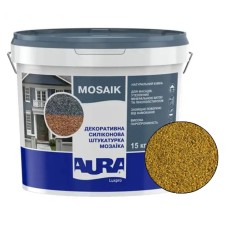 Декоративна силіконова штукатурка мозаїка (байрамікс) Aura Luxpro Mosaik М10, колір S110, 1,0 мм, 15 кг