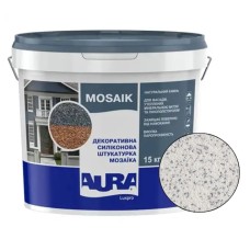 Декоративна силіконова штукатурка мозаїка (байрамікс) Aura Luxpro Mosaik М10, колір S120, 1,0 мм, 15 кг
