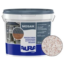 Декоративна силіконова штукатурка мозаїка (байрамікс) Aura Luxpro Mosaik М10, колір S123, 1,0 мм, 15 кг