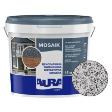 Декоративна силіконова штукатурка мозаїка (байрамікс) Aura Luxpro Mosaik М10, колір S125, 1,0 мм, 15 кг