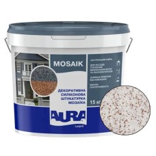 Декоративна силіконова штукатурка мозаїка (байрамікс) Aura Luxpro Mosaik М10, колір S128, 1,0 мм, 15 кг