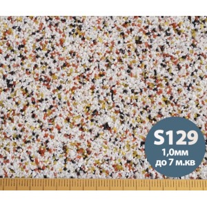 Декоративна силіконова штукатурка мозаїка (байрамікс) Aura Luxpro Mosaik М10, колір S129, 1,0 мм, 15 кг