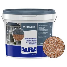 Декоративна силіконова штукатурка мозаїка (байрамікс) Aura Luxpro Mosaik М10, колір S132, 1,0 мм, 15 кг
