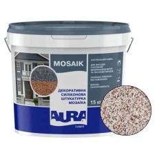 Декоративна силіконова штукатурка мозаїка (байрамікс) Aura Luxpro Mosaik М10, колір S133, 1,0 мм, 15 кг