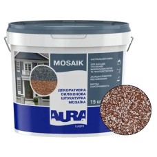 Декоративна силіконова штукатурка мозаїка (байрамікс) Aura Luxpro Mosaik М10, колір S136, 1,0 мм, 15 кг