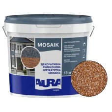 Декоративна силіконова штукатурка мозаїка (байрамікс) Aura Luxpro Mosaik М10, колір S137, 1,0 мм, 15 кг