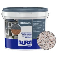 Декоративна силіконова штукатурка мозаїка (байрамікс) Aura Luxpro Mosaik М10, колір S140, 1,0 мм, 15 кг