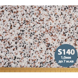 Декоративна силіконова штукатурка мозаїка (байрамікс) Aura Luxpro Mosaik М10, колір S140, 1,0 мм, 15 кг