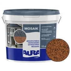Декоративна силіконова штукатурка мозаїка (байрамікс) Aura Luxpro Mosaik М10, колір S147, 1,0 мм, 15 кг