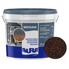 Декоративна силіконова штукатурка мозаїка (байрамікс) Aura Luxpro Mosaik М10, колір S150, 1,0 мм, 15 кг