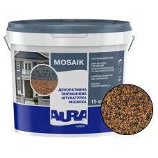 Декоративна силіконова штукатурка мозаїка (байрамікс) Aura Luxpro Mosaik М10, колір S152, 1,0 мм, 15 кг