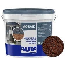Декоративна силіконова штукатурка мозаїка (байрамікс) Aura Luxpro Mosaik М10, колір S153, 1,0 мм, 15 кг