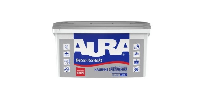 AURA Бетонконтакт с кварцевым песком 7 кг AURA Бетонконтакт с кварцевым песком 7 кг