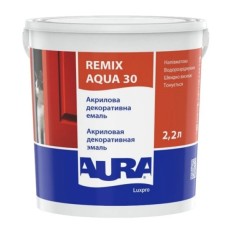 Акрилова емаль Aura Luxpro Remix Aqua 30 напівматова 2.2 л