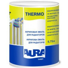 Емаль акрилова для радіаторів Aura Luxpro Thermo, 0,75 л, білий, глянсовий